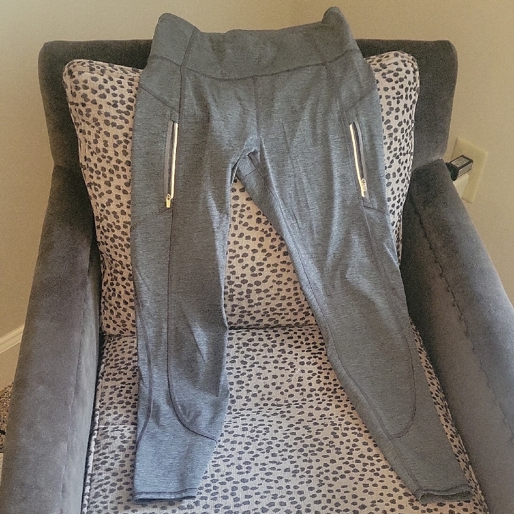 Athleta Heathered Gray Leggings
